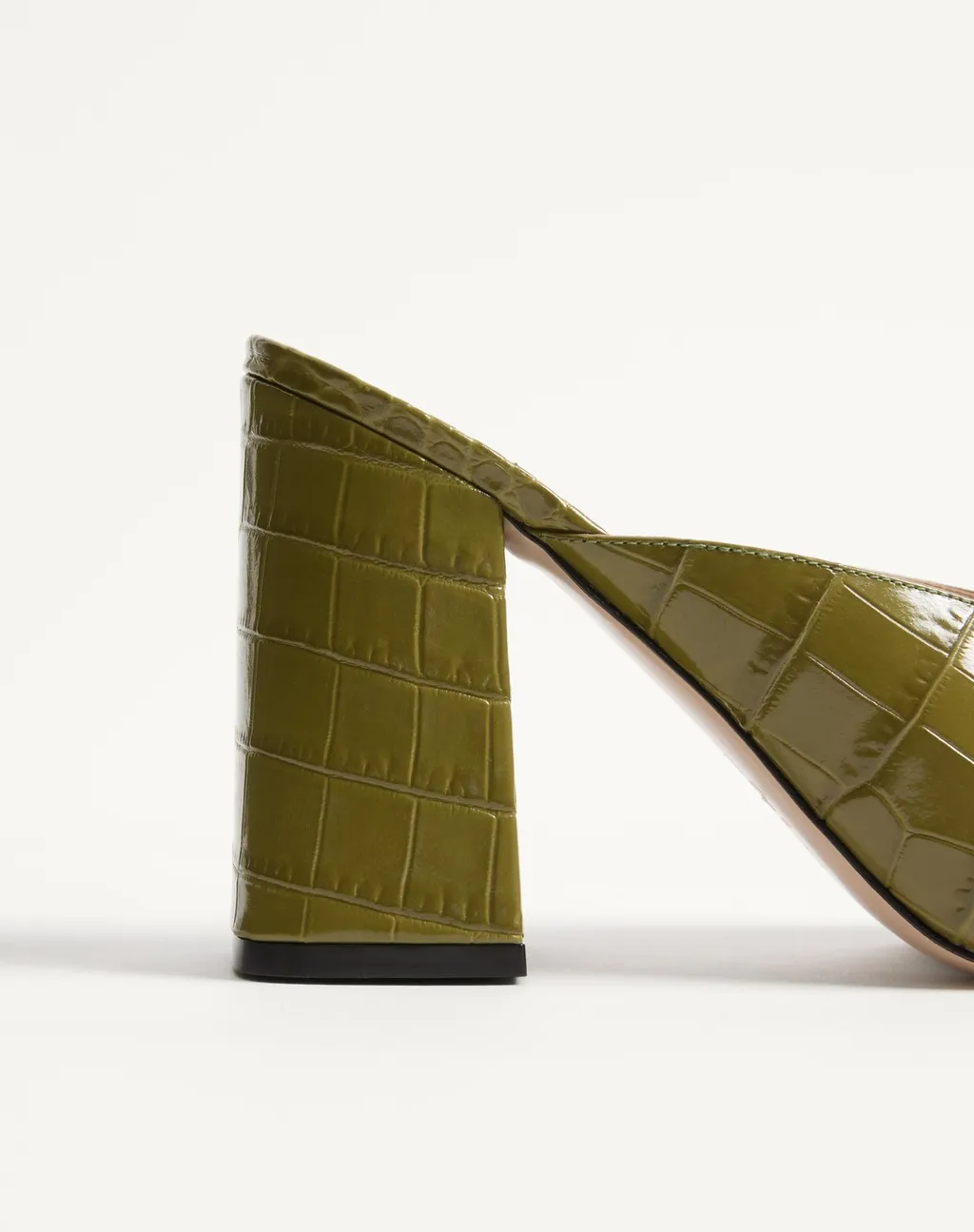 Vlogo Signature Slide Sandal In Printed Calfskin 95Mm