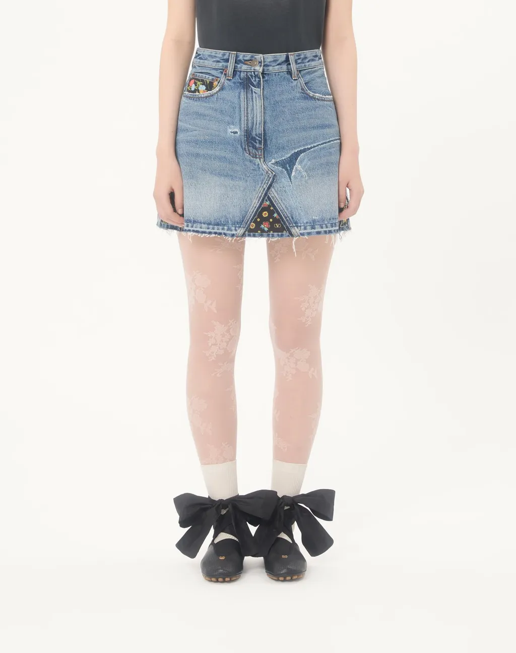 Short Denim Skirt