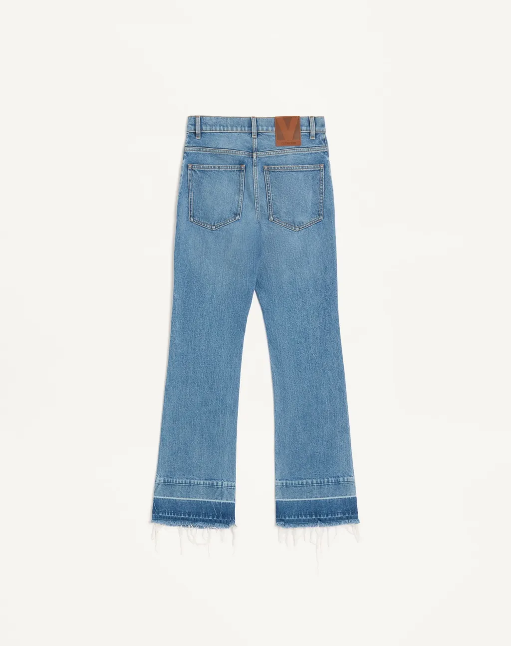 Embroidered Denim Trousers