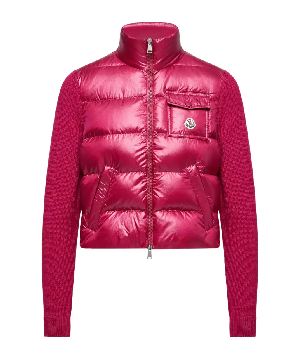 Moncler Padded Zip-Up Cardigan