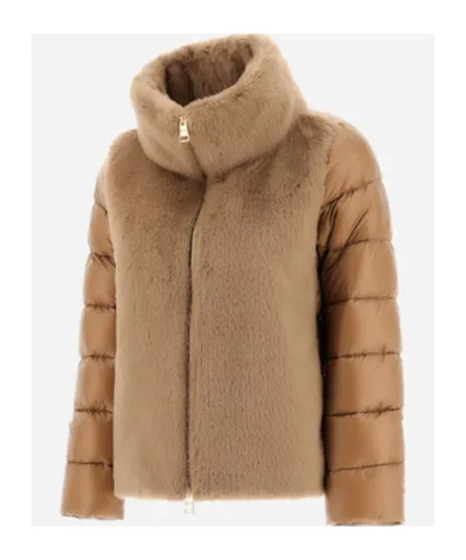 Faux-Fur Quilted Jacket