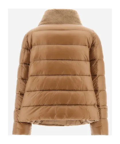 Faux-Fur Quilted Jacket