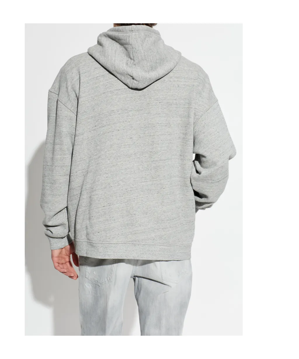 Dsquared2 Logo-Embroidered Drawstring Hoodie