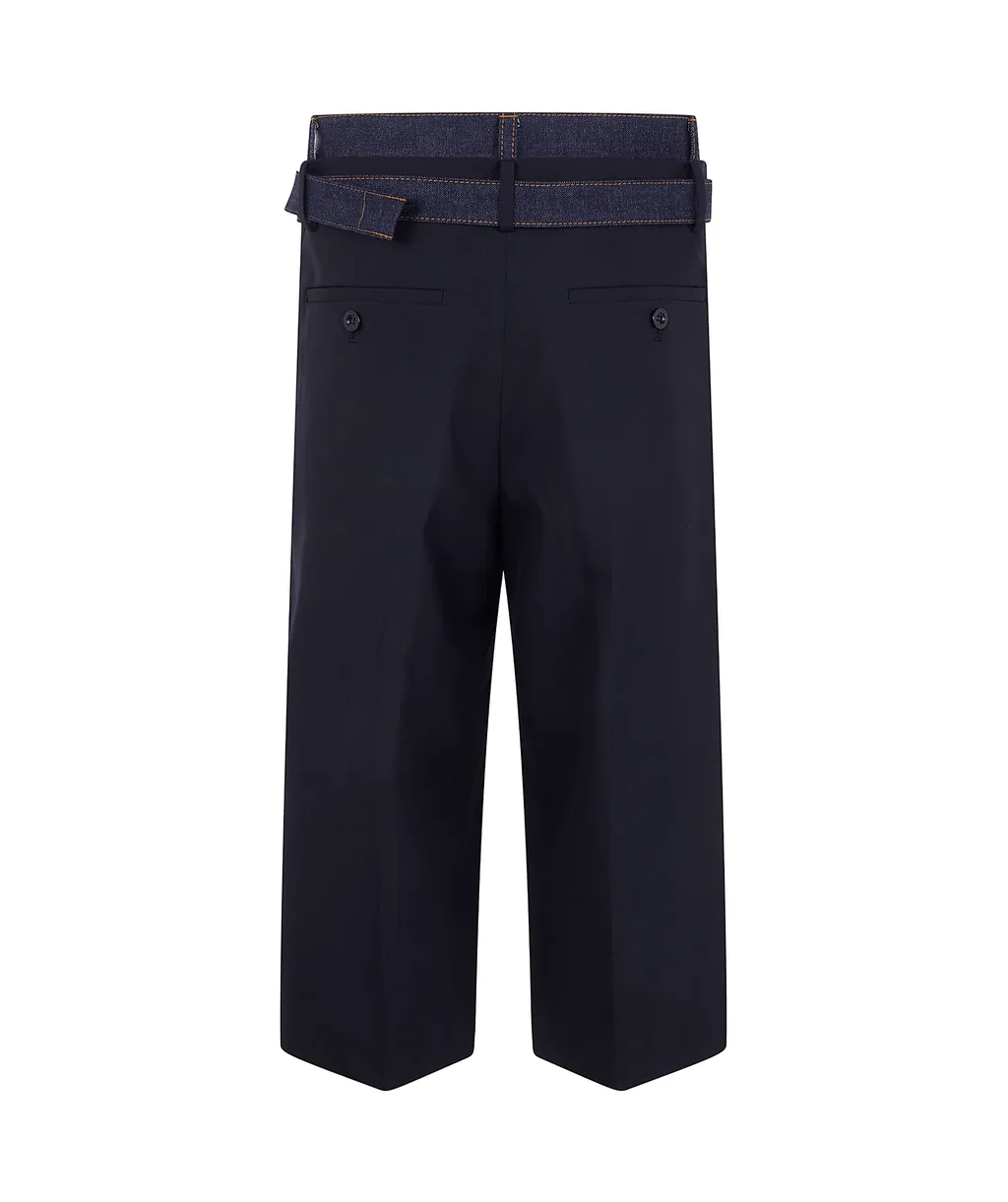 Belt-Detail Shorts