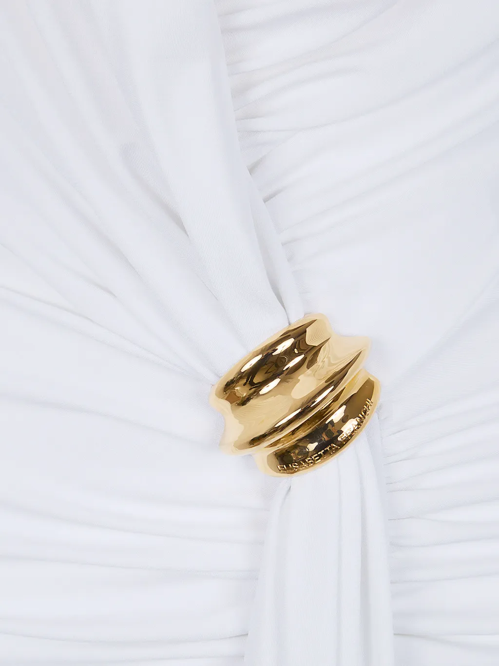Gold-Tone Hardware Maxi Dress