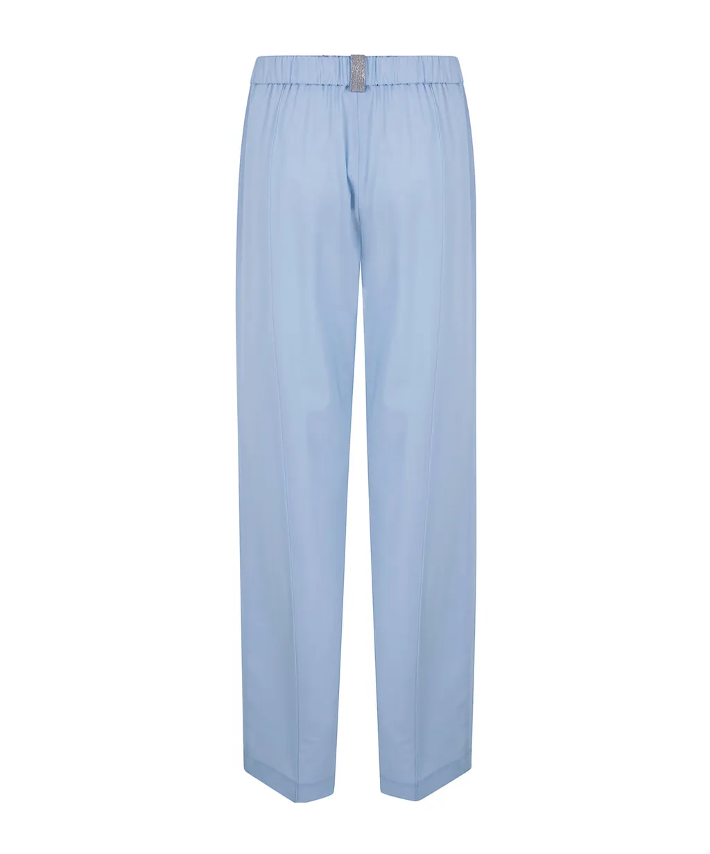 Fabiana Filippi Elasticated Waistband Straight Leg Pants