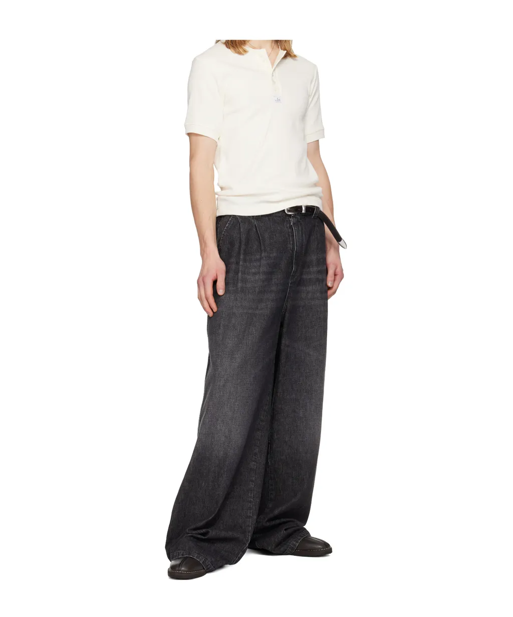 Nudo Serafino Six-Button Front T-Shirt