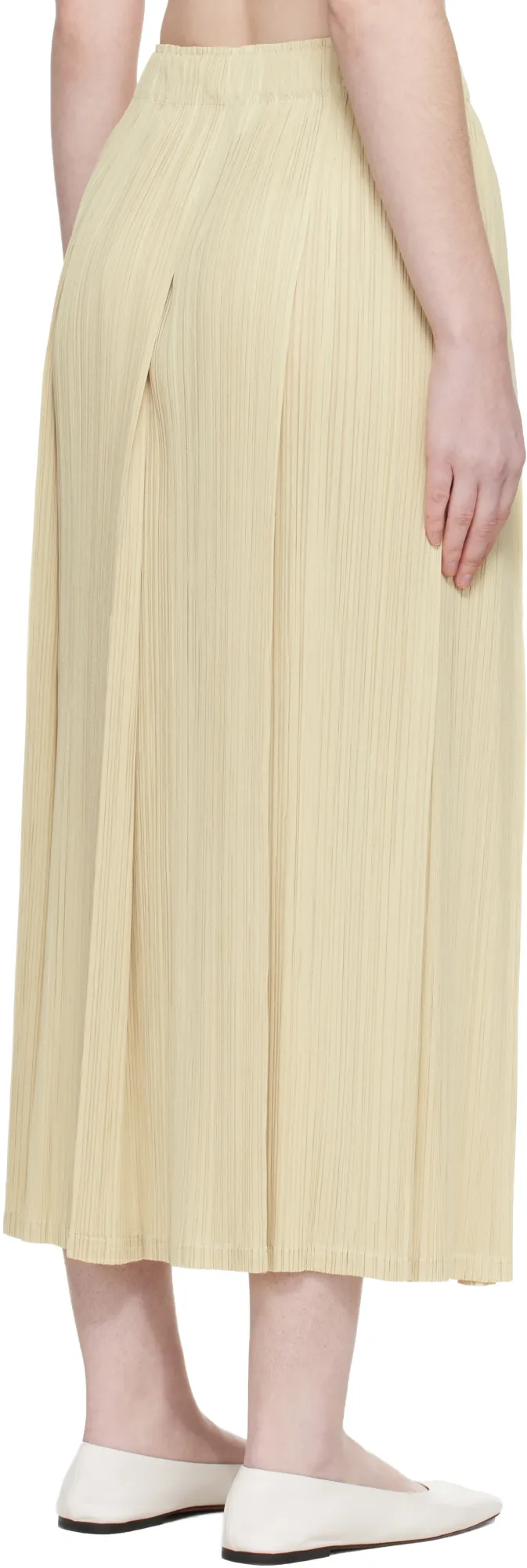 Pleated Midi Skirt