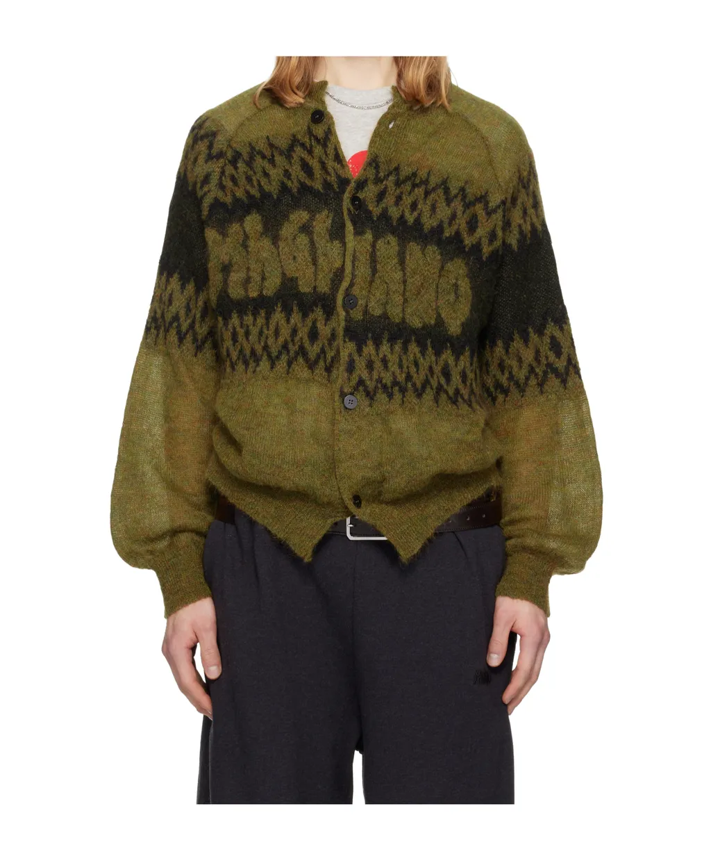 Button-Down Long-Sleeved Knitwear