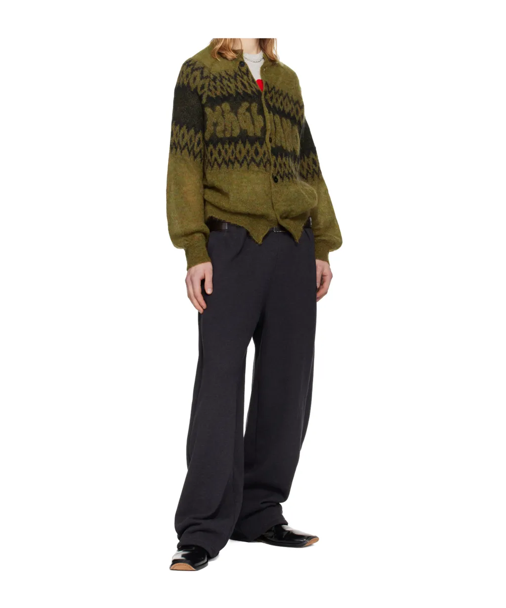 Button-Down Long-Sleeved Knitwear