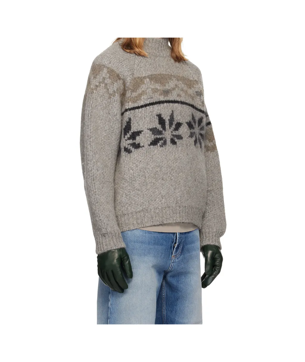 Drunk Norvegese Jacquard Pattern Sweater