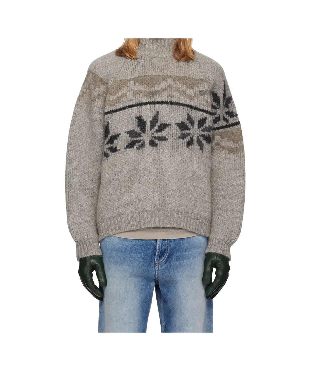 Drunk Norvegese Jacquard Pattern Sweater
