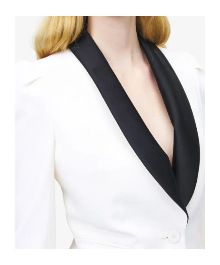 Alexander Mcqueen Single-Breasted Tuxedo Jacket