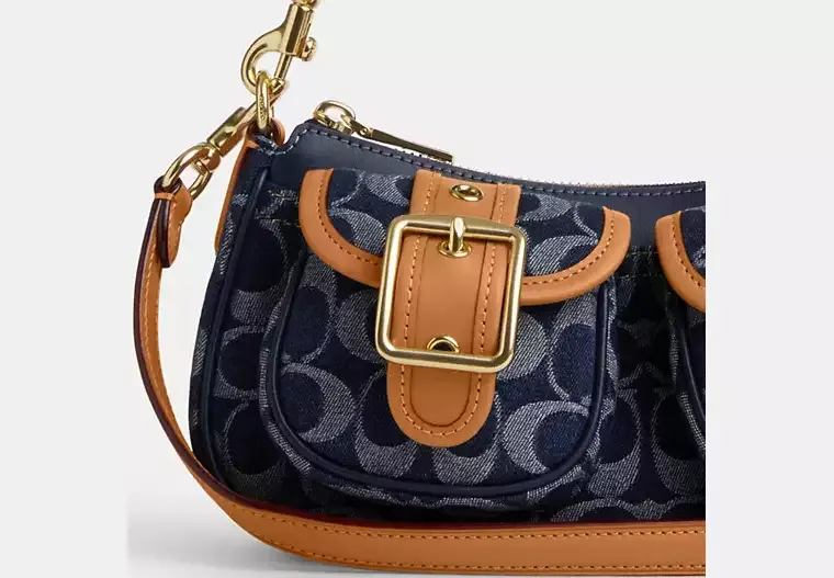 Ashton's Iconic Denim Shoulder Bag