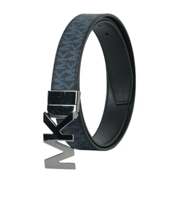 Logo Card Holder And Belt Two-Piece Set