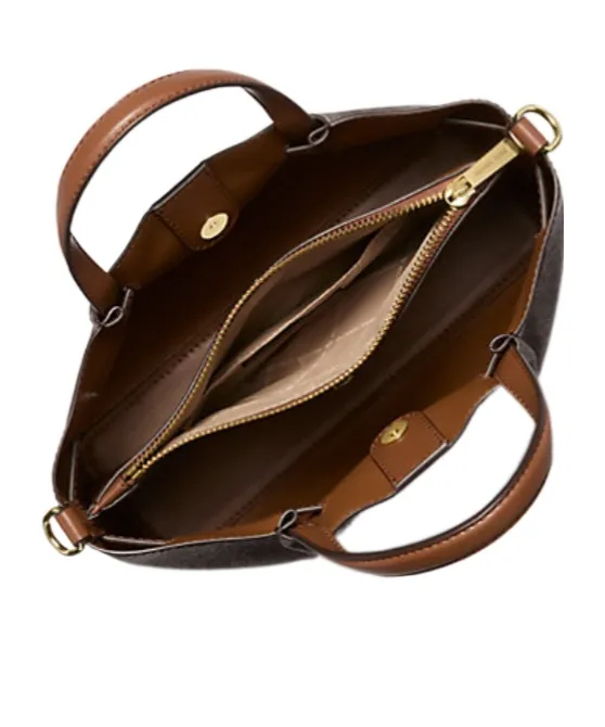 Carson Small Signature Logo Satchel