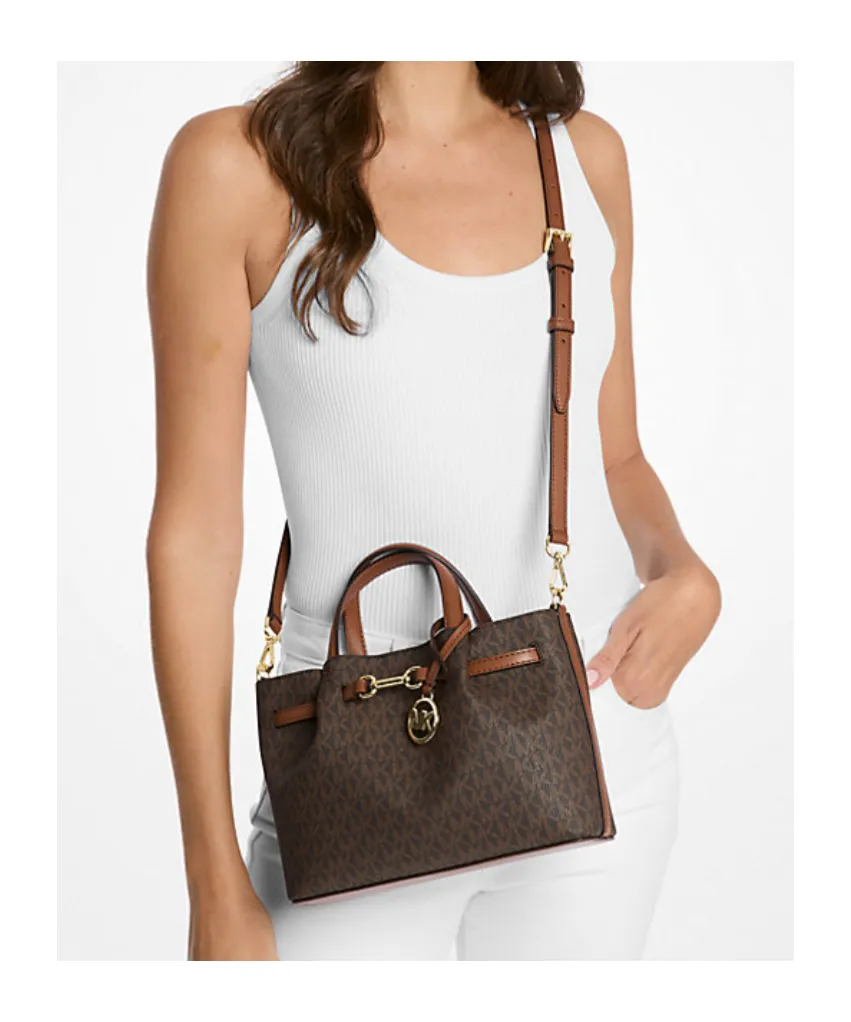 Carson Small Signature Logo Satchel
