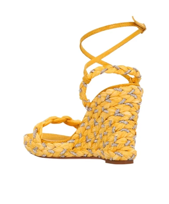 Woven Wedge Sandals