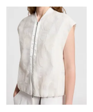 Tulle Vest With Embroidery