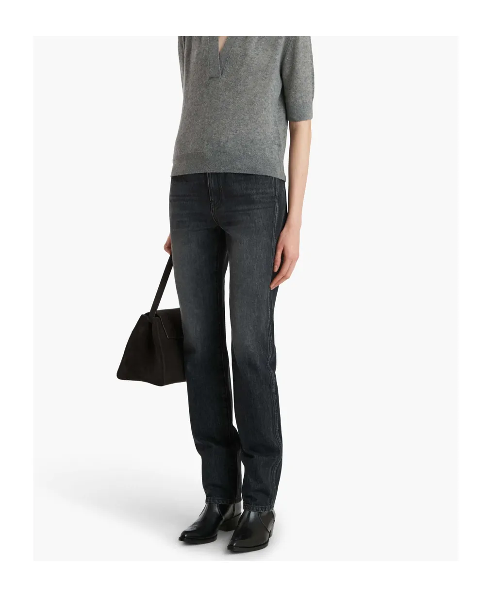 Khaite Farley Straight-Leg Jeans