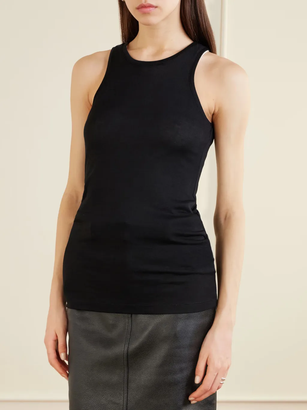 Crew Neck Knitted Vest