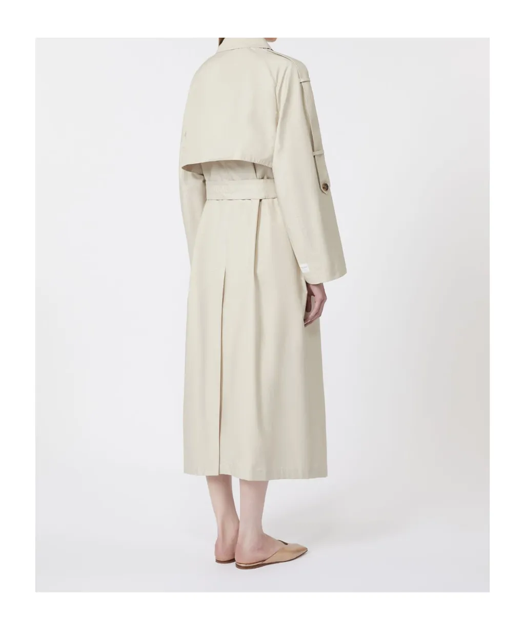Long-Sleeved Trench Coat