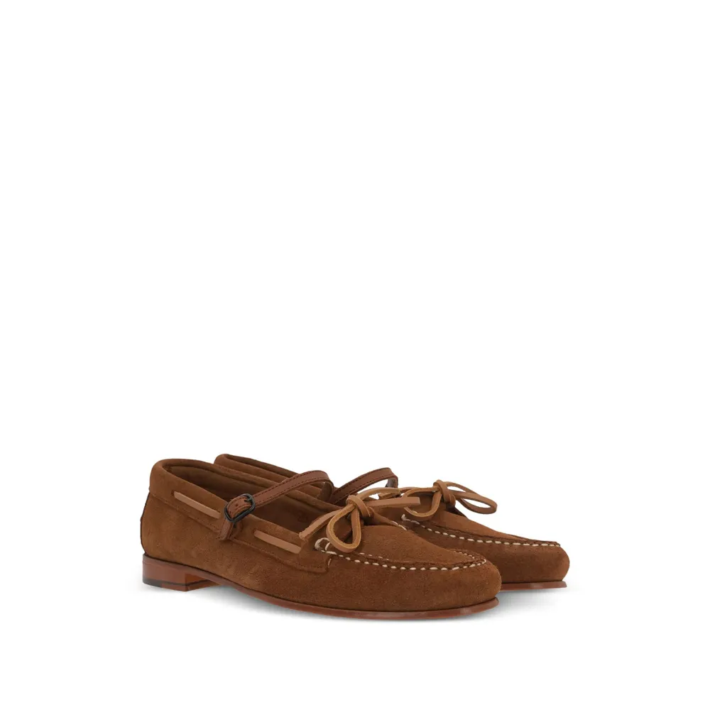 Round-Toe Flat Shoes