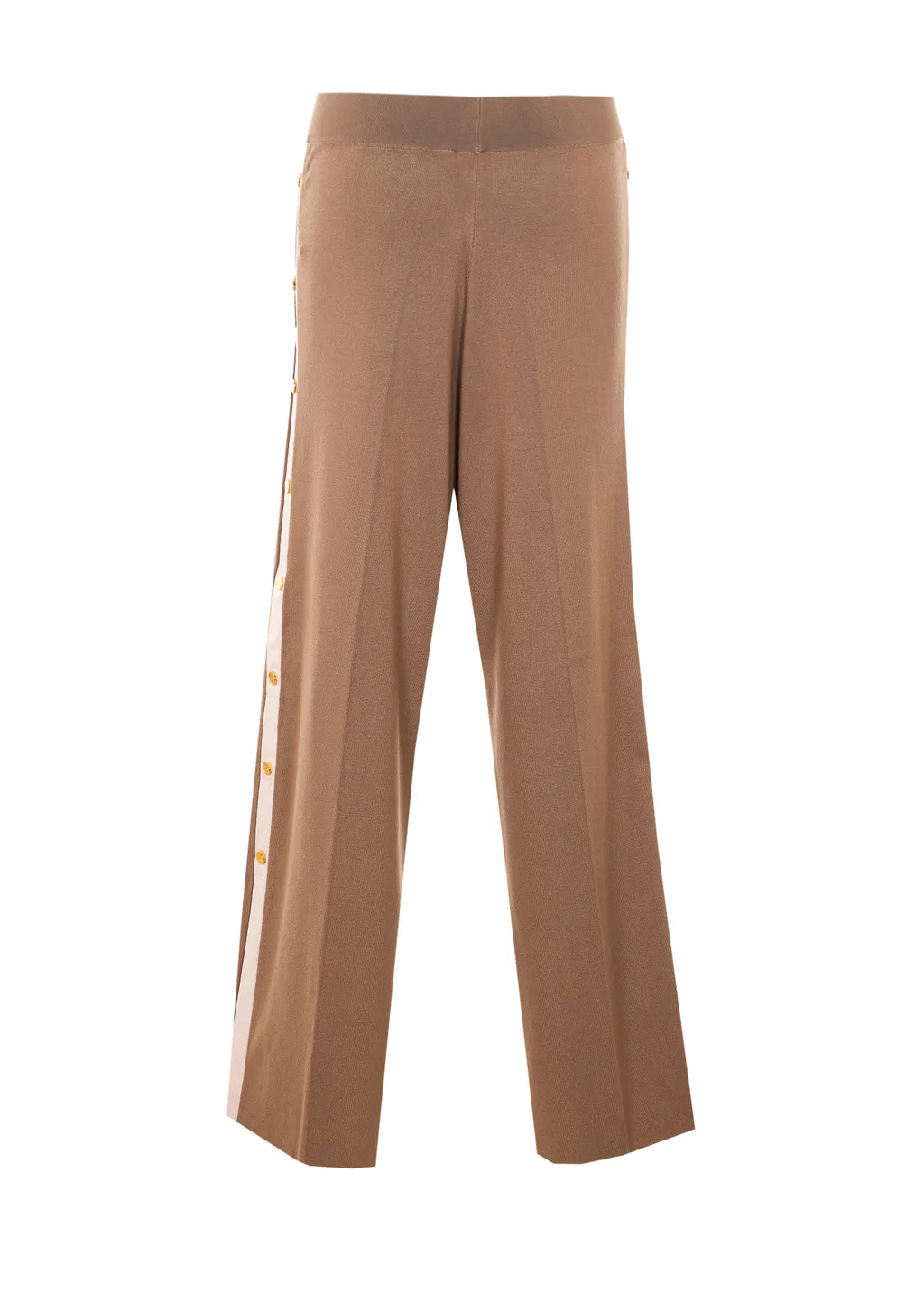 Elisabetta Franchi Shiny Bands Trousers