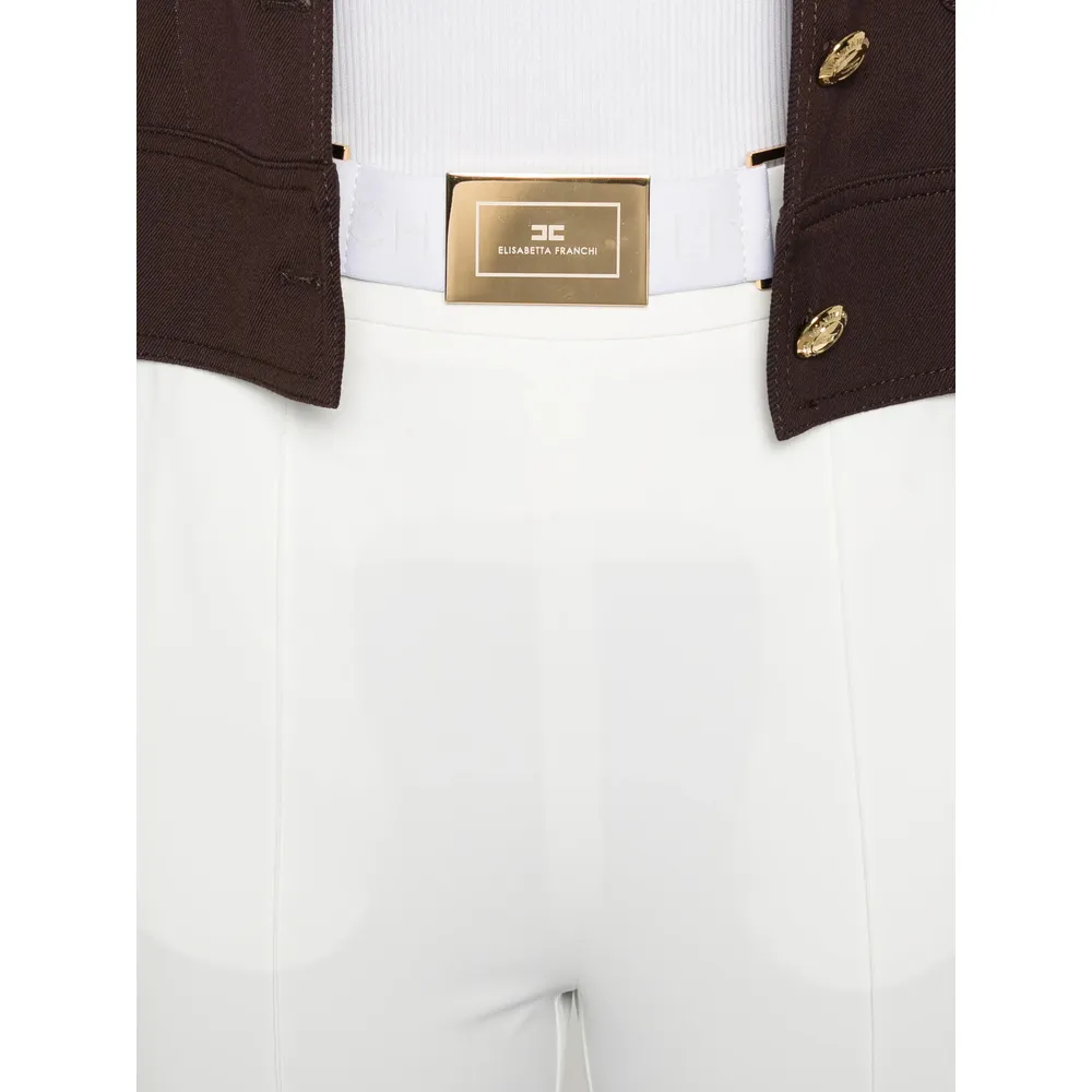 Elisabetta Franchi Belted Trousers