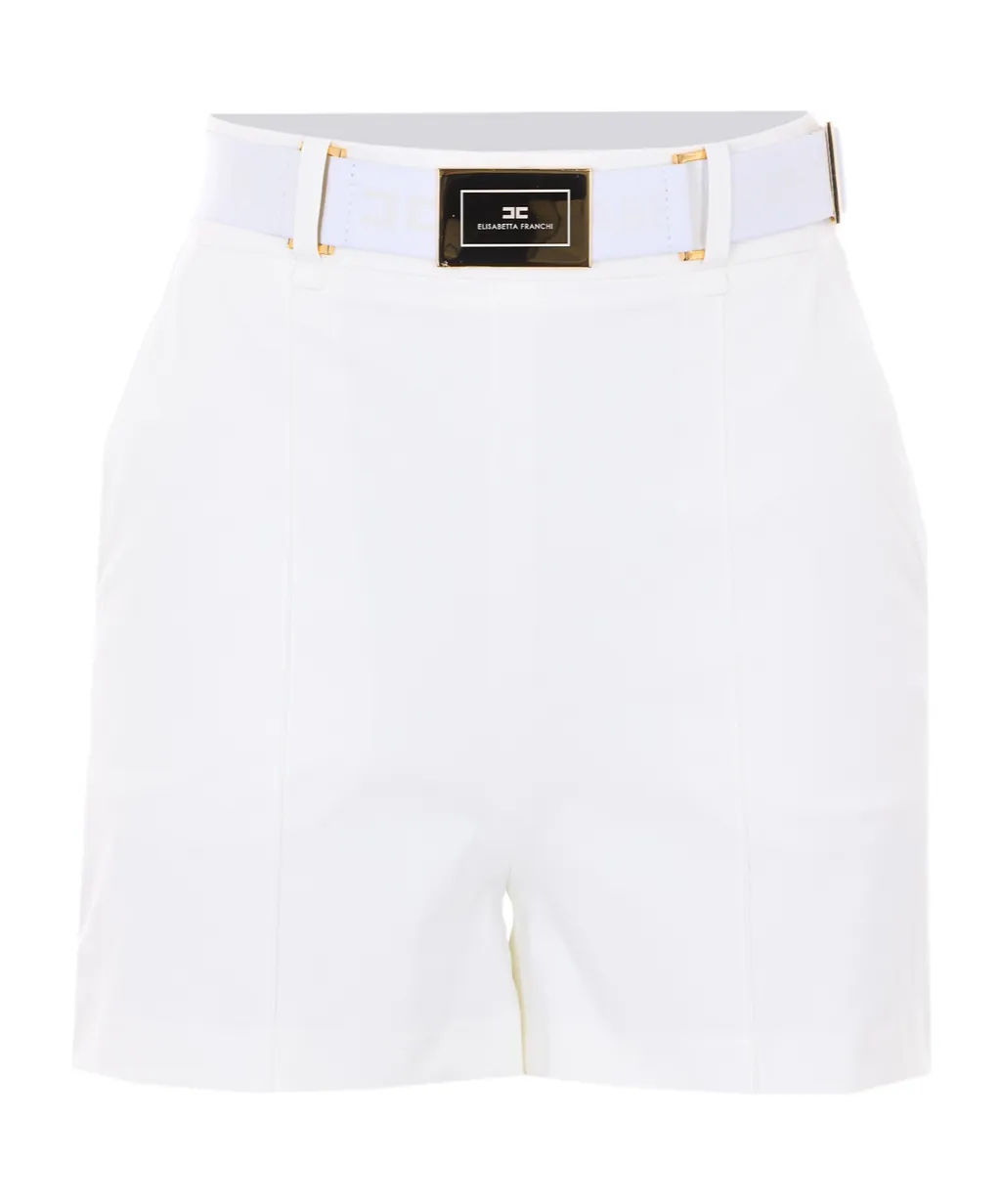 Elisabetta Franchi Belt Shorts
