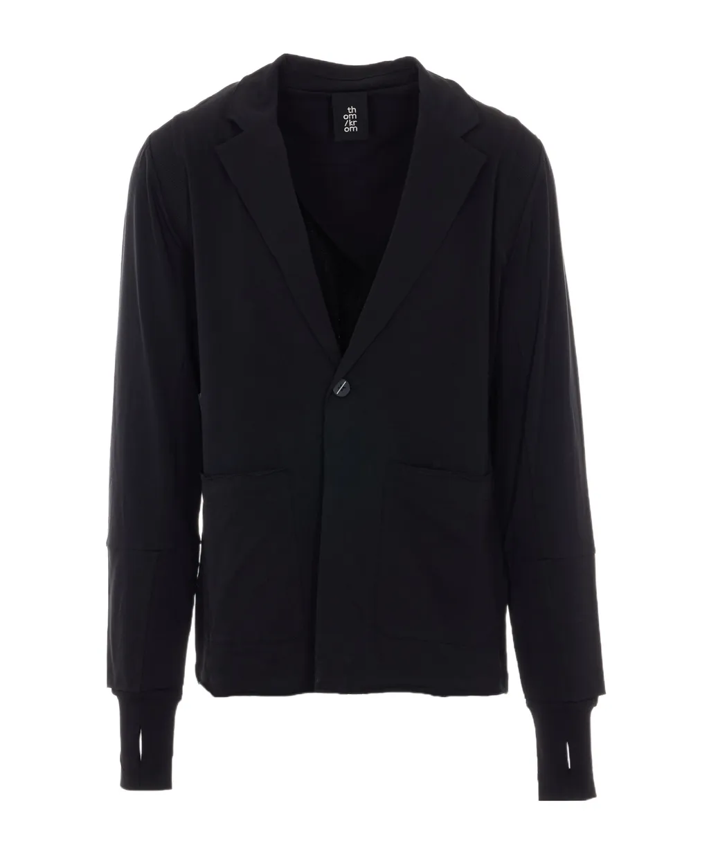 Thom Krom Single-Breasted Knit Blazer