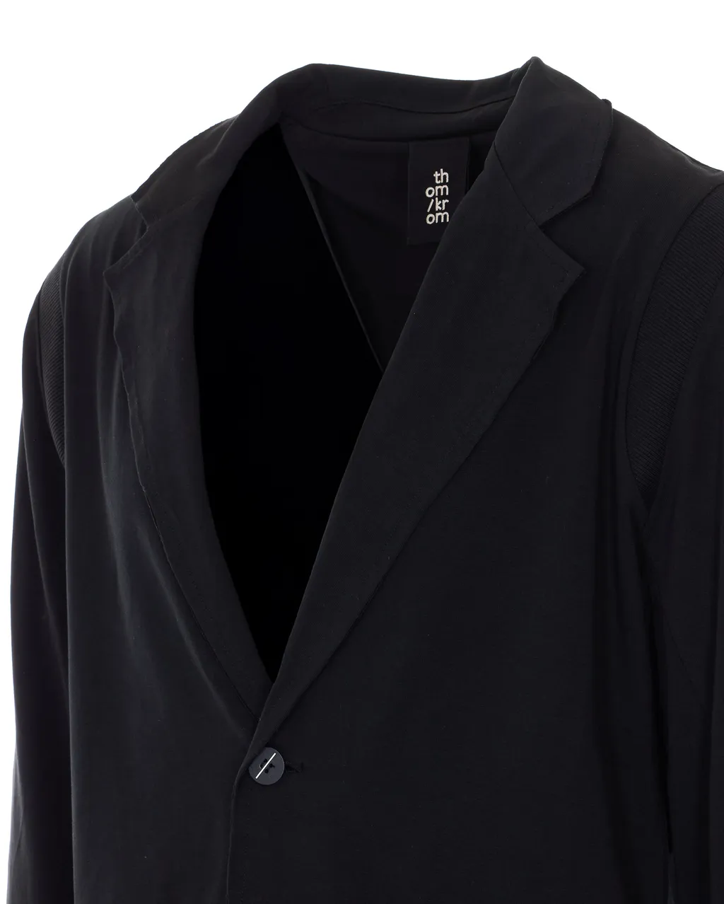 Thom Krom Single-Breasted Knit Blazer