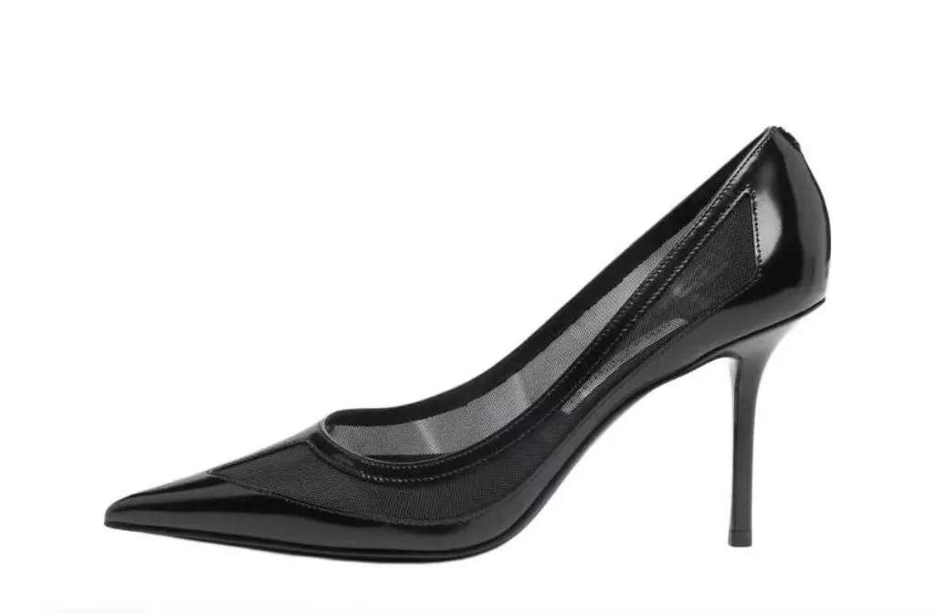 Pointed-Toe High Heels
