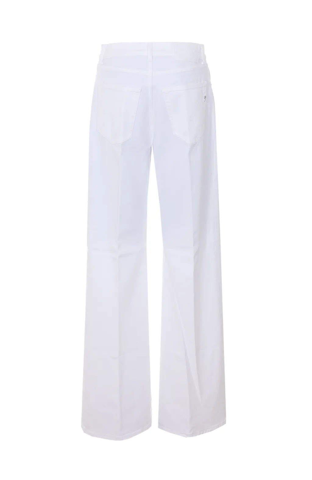 Dondup Logo Patch Wide-Leg Jeans