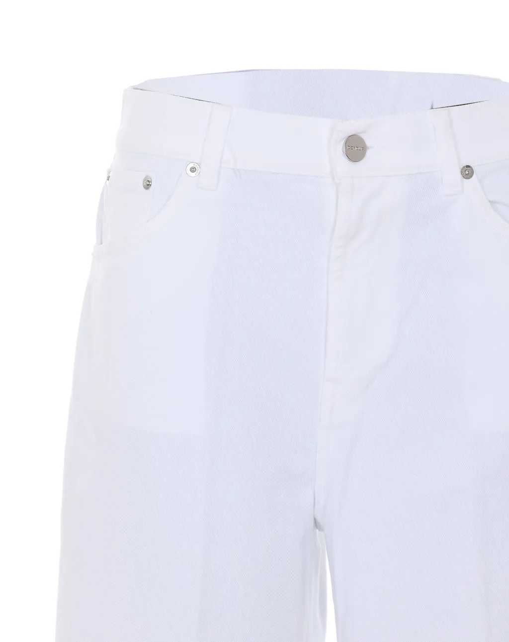 Dondup Logo Patch Wide-Leg Jeans