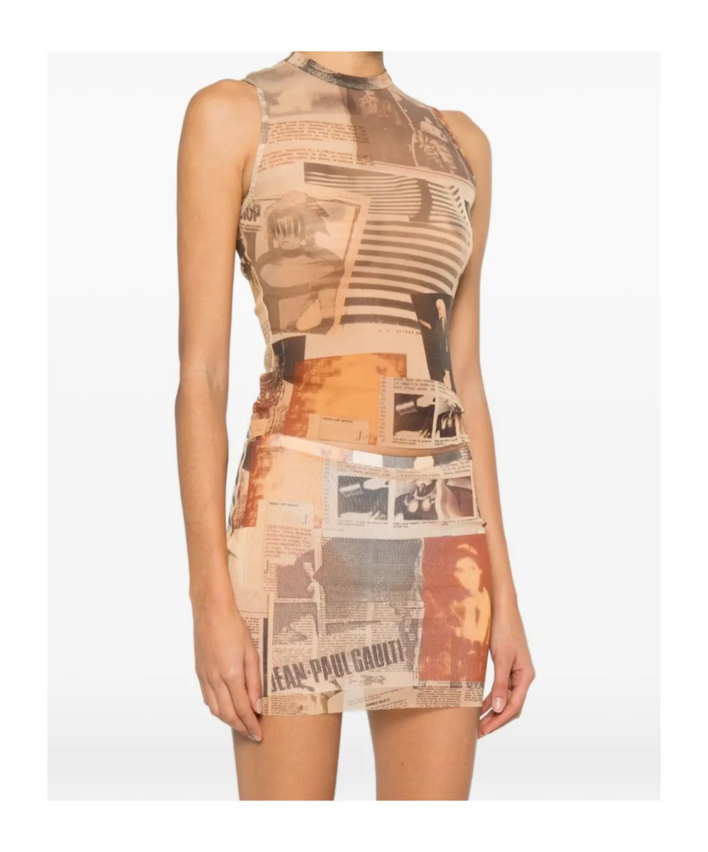 Newspaper-Print Top