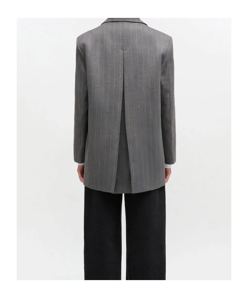 Ganni Striped Blazer