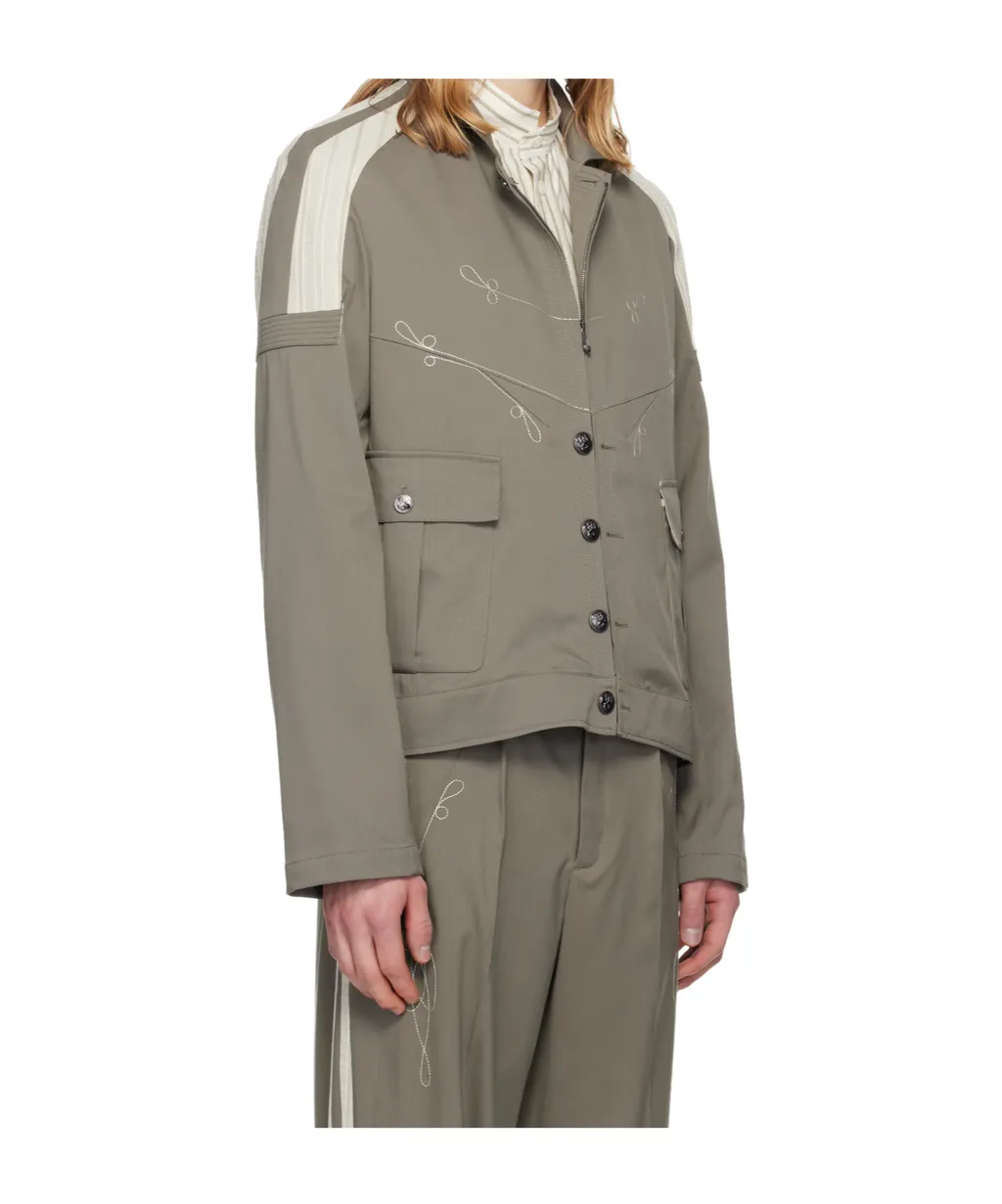 Fitz Military Long-Sleeved Casual Jacket