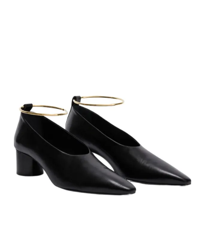 Ring Detachable-Metal Pumps