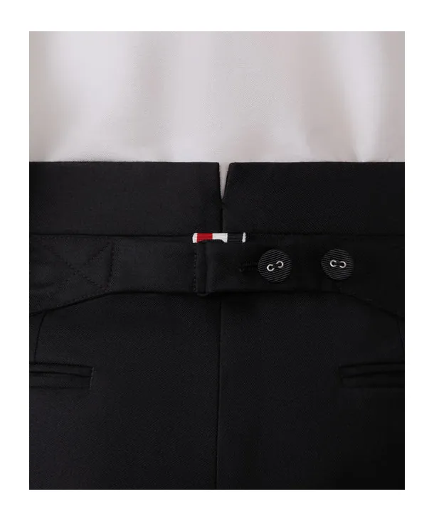 Tuxedo Stripe Wool Trousers