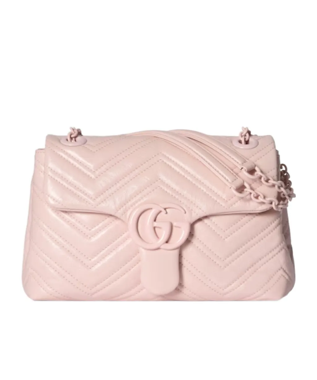 Gucci Gg Marmont Quilted Small Shoulder Bag