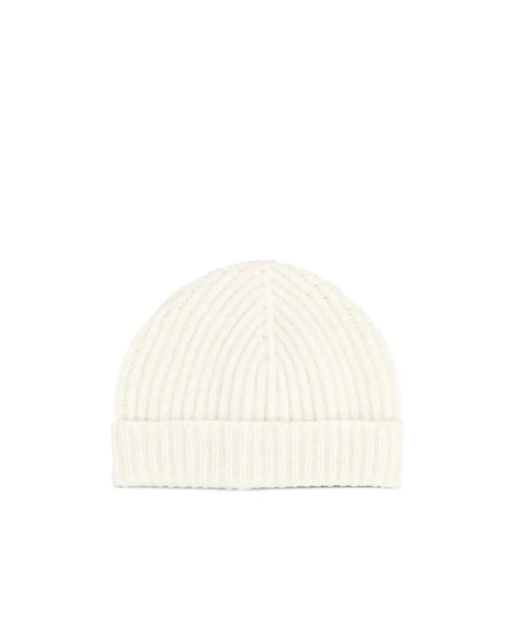 Logo-Decorated Knitted Hat