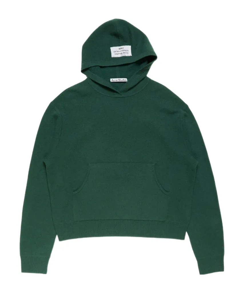 Knitted Long-Sleeve Hoodie