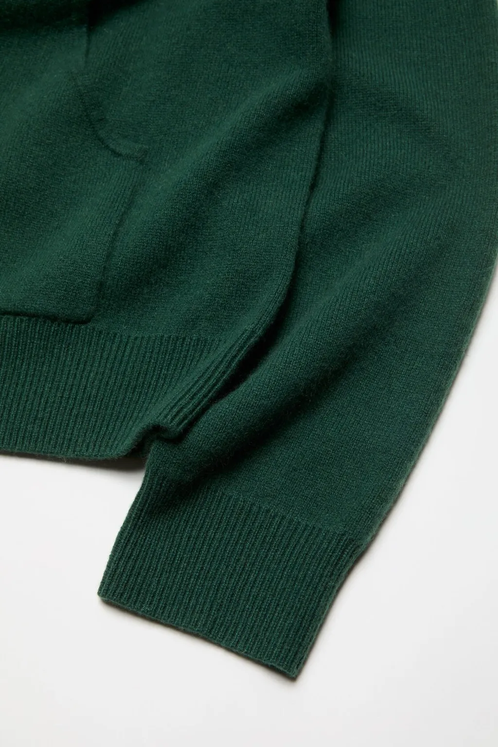 Knitted Long-Sleeve Hoodie