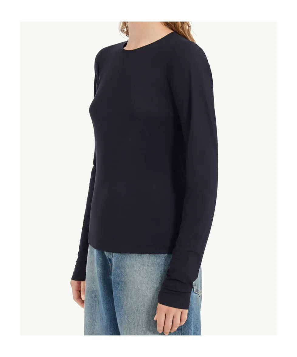 Mm6 Maison Margiela Long Sleeved Crewneck Top