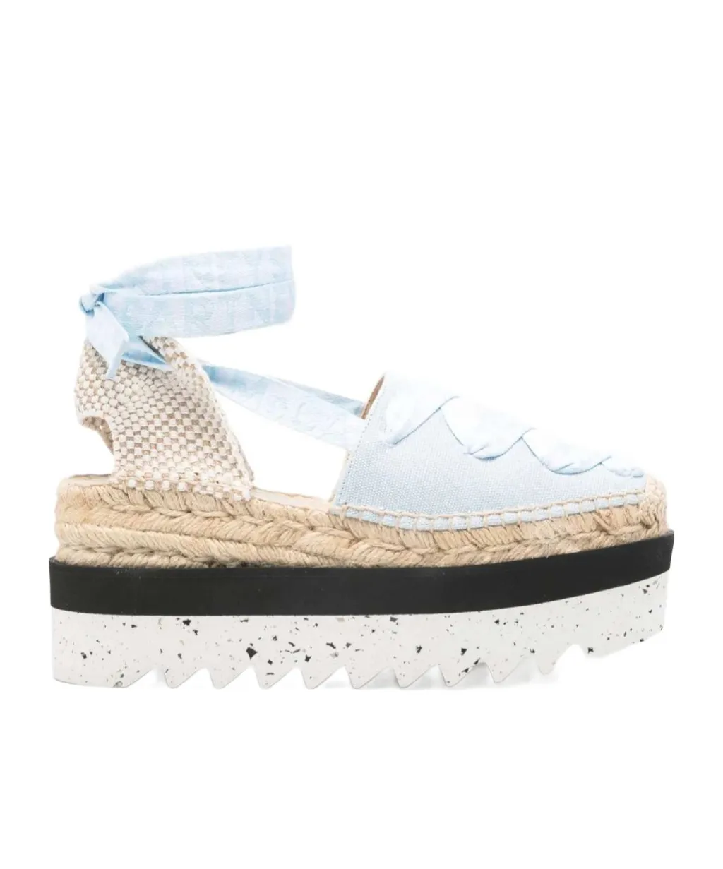 Platform Ribbon Espadrilles