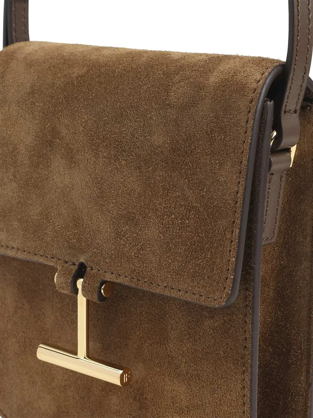 Tom Ford Logo Plaque Shoulder Bag