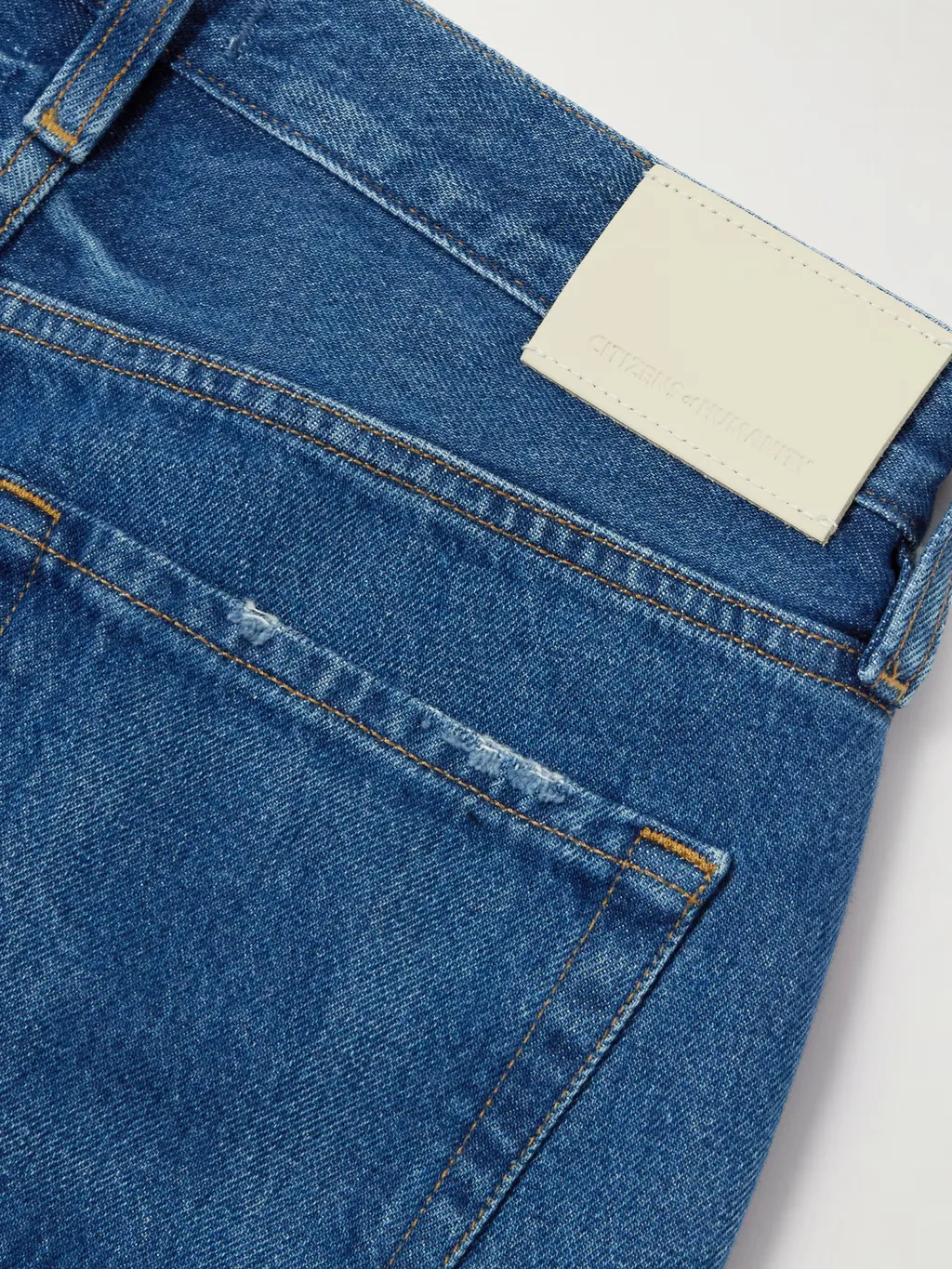 Faye Cropped Mid-Rise Straight-Leg Jeans
