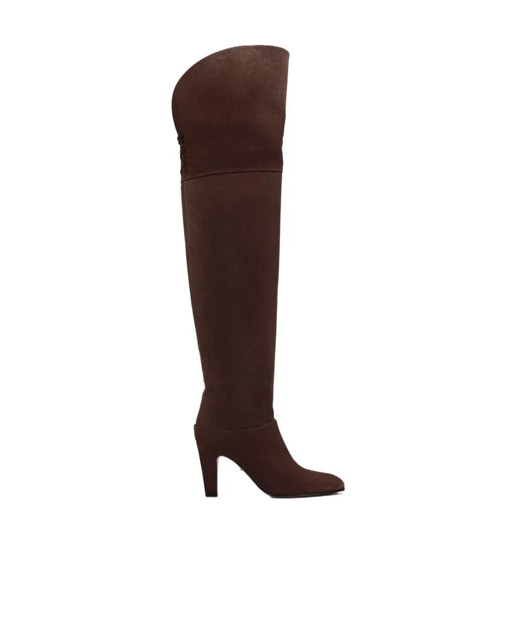 85Mm Eve Suede Over-The-Knee Boots