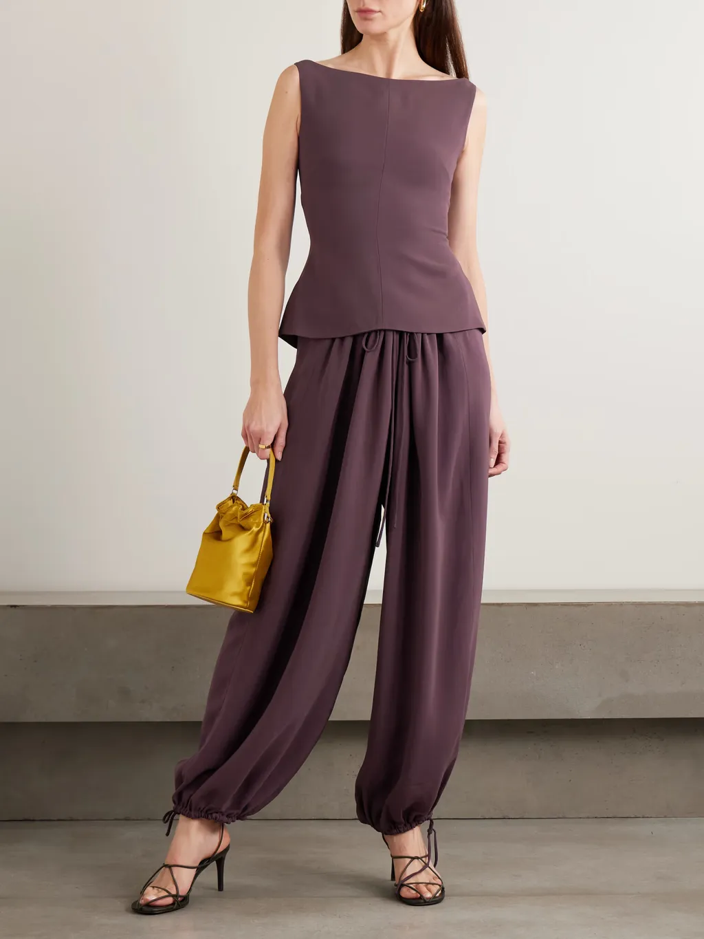 Estelia Wide-Leg Casual Pants